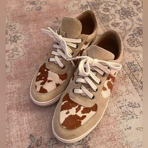 Myra cow print sneakers